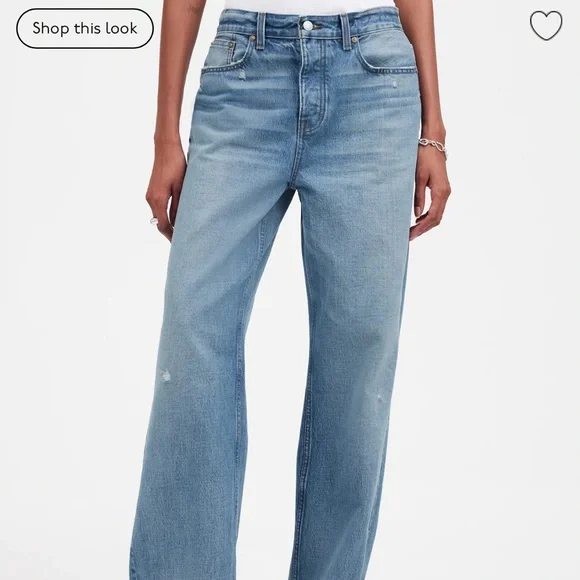 NWT Madewell Low Slung Baggy W 31 Jeans brand new! - Picture 2 of 9